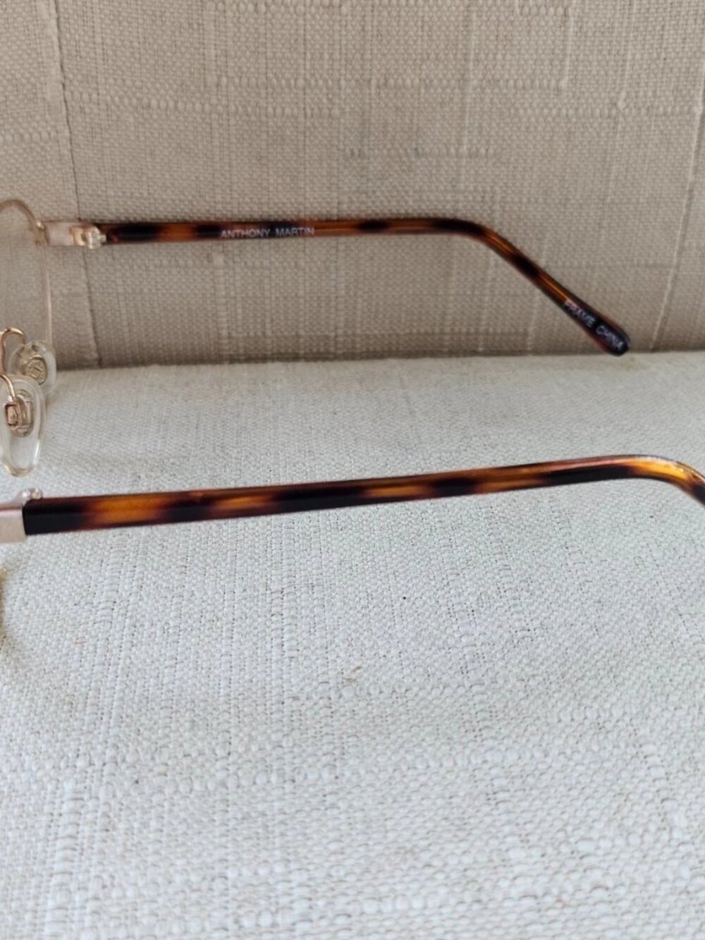 Anthony Martin Women Eyeglasses Frame Brown/Gold Tone Eyewear Glasses NWT - Picture 9 of 13